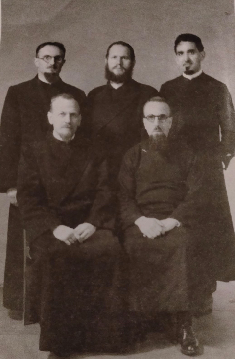 Padre Bosco e confratelli