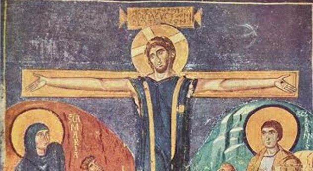 LA CROCIFISSIONE DI S. MARIA ANTIQUA AL FOROo