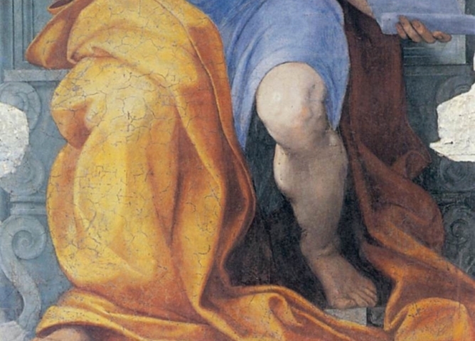 ginocchio isaia raffaello
