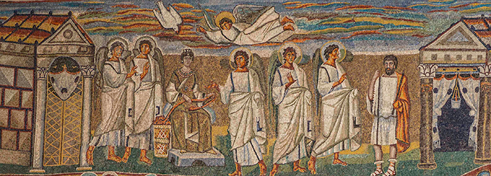 basilica di santa maria maggiore, mosaici dell’arco trionfale