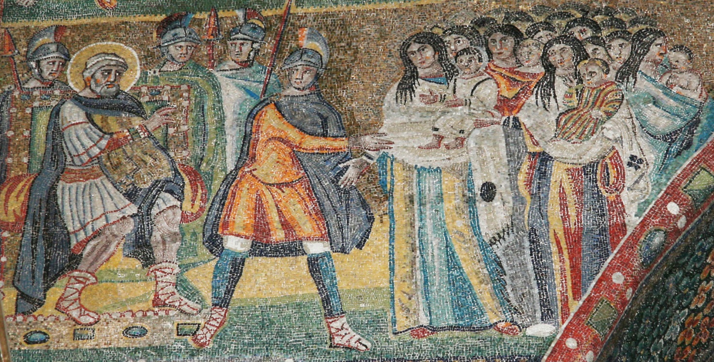 basilica di santa maria maggiore, mosaici dell’arco trionfale