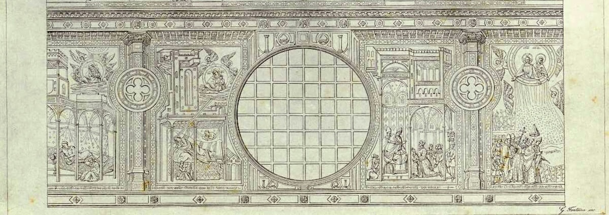 il mosaico della facciata della basilica di santa maria maggiore