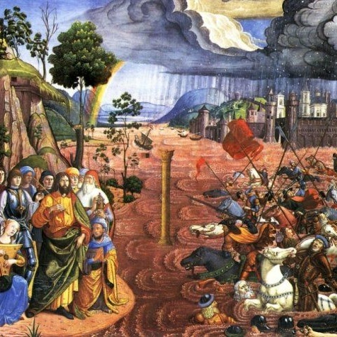 il passaggio del mar rosso di biagio d'antonio tucci nella cappella sistina