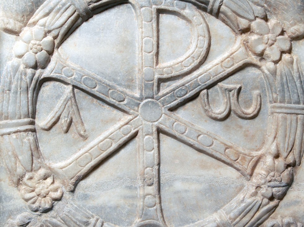 il monogramma cristologico: proclamazione della vittoria pasquale
